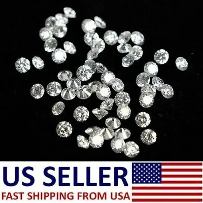 Lab Grown CVD Diamond 4 MM E/F VS1 CLEARITY 2 PICS LOT CVD DIAMONDS MELEE • $149
