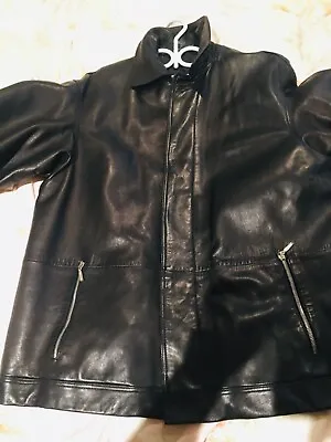 Vintage  Gianni Versace Mainline Men’s Leather Jacket • $1199.99