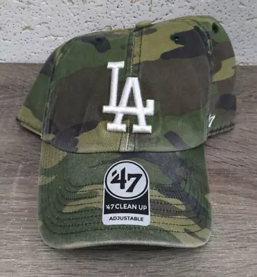 Los Angeles Dodgers '47 Clean Up Camouflage Adjustable Hat Cap • $14.99