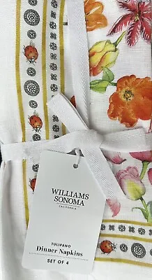 Williams-Sonoma Tulipano Ladybug Napkins Set/4 • $35