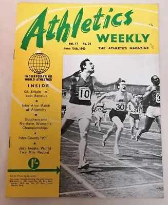 £3.25 • Buy MAGAZINE - Athletics Weekly Magazine Vol #16 No #24 Dated June 