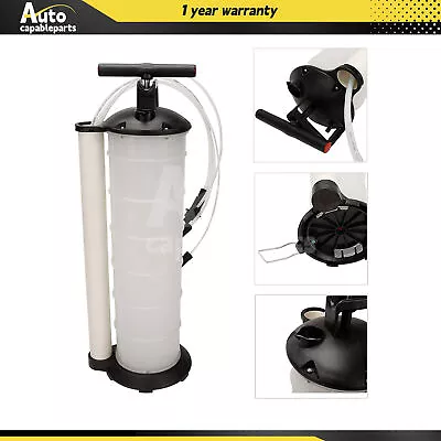 7 Liter Fluid Extractor Oil Changer Vacuum Manual Hand Operated Transfer Tank • $38.65