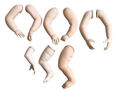 Reborn Vinyl Doll Body Parts 7 Arms 2 Legs New Unfinished • $10