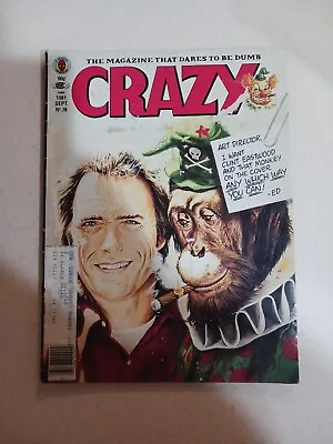 Crazy (Magazine) #78 FN; Marvel | Clint Eastwood  • $40