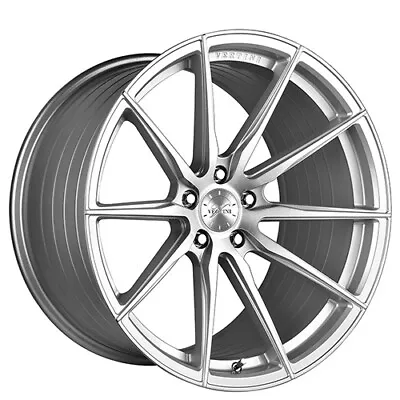 4ea 19  Staggered Vertini Wheels RFS1.1 Silver With Brushed Face Rims (S1) • $1549