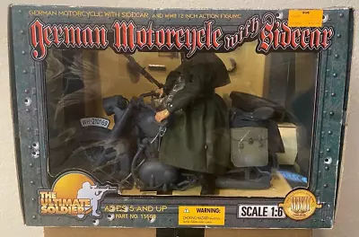 Ultimate Soldier 21st Century WWII German Motorcycle W/ Sidecar And Figure NIB • £236.45