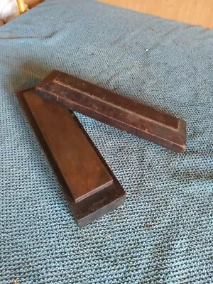 Vintage Blade Sharpening Stone And Wooden Case • $4.97