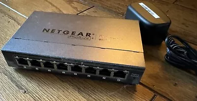 Used NetGear ProSafe Ethernet Plus Switch GS108E • $10
