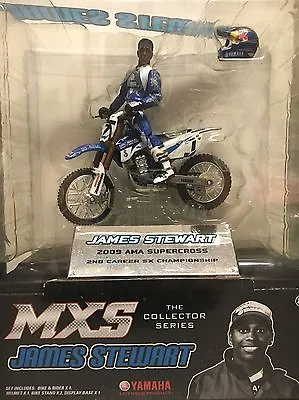 $349.99 • Buy James Stewart #7  Ama Supercross  2x Sx Champion Rare Figure/bike Set