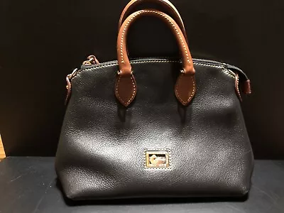 New Dooney Bourke Small Dillen Pebbled Leather Black Crossbody • $91