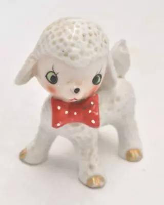 Vintage Porcelain Anthropomorphic Lamb Sheep Figurine Foreign Japan Napco • £12.95