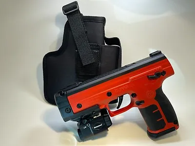 BYRNA Holster ONLY!! For LE ONLY! With A Laser/Light Added & Holds An Extra Mag! • $67.95