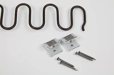 5 X Zig  Zag Chair Springs 25 +clips+nails Upholstery Supplies • £10.45