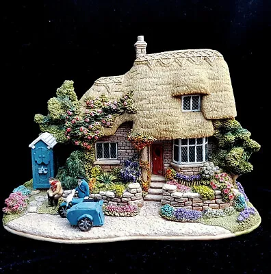 Lilliput Lane To The Rescue Cottage Thatched Collectable Vintage Ornament • £50
