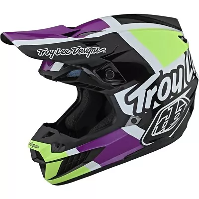 NEW Troy Lee Designs SE5 Composite Quattro GLO Green Motocross Dirt Bike Helmet • $529