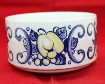 Villeroy And Boch Porcelain Cadiz Sugar Bowl Vintage Yellow Blue Lexembourg  • $22.77