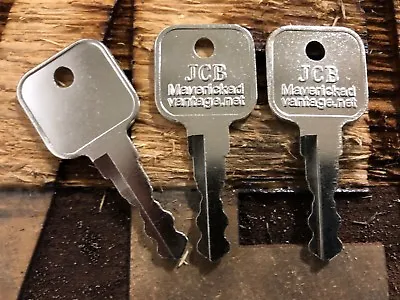 3 Igtn Keys Fits JCB Bomag Dynapac Terex Vibromax NH Ford Moxy Volvo 701/4550 • $6.99