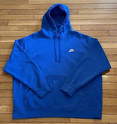 Blue Nike Hoodie Xxl • $22