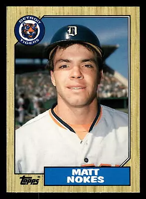 1987 Topps Traded #91T Matt Nokes • $1.98