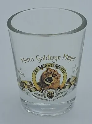 SHOT GLASS MGM Souvenir Memorabilia Metro Goldwyn Mayer LION Florida Barware • $9