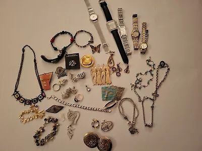 Lot Of Designer Vintage Jewelry   And Some Sterling Silver  • $69