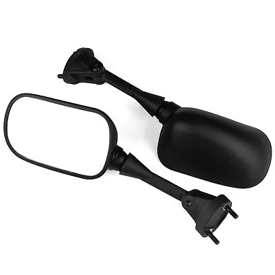 Black Rear View Side Mirrors Kawasaki Ninja ZX6R ZX10R 2004 05 06 07 08 09 2010 • $24.99