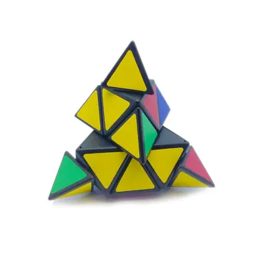 $7.99 • Buy 3x3 Pyramid Pyraminx Speed Cube Magic Gift For Kids Brain Teasers & Cube Twist 