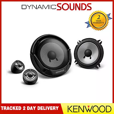 Kenwood KFC-E130P 5.25  13cm 250W 2 Way Component Car Audio Speakers • £34.99