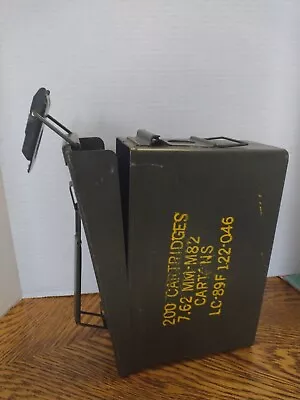 Original .50 CALIBER 5.56 Mm Military AMMO CAN M2 A1 50CAL METAL AMMO CAN • $15.56