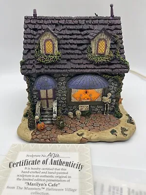 Hawthorne Village The Munsters Halloween Village MARILYN'S  CAFE *READ DAMAGED** • $65.88