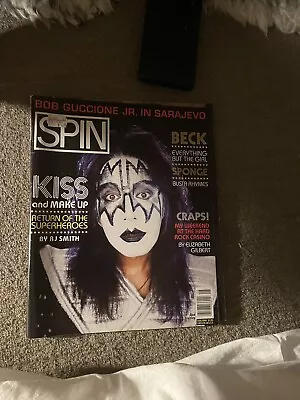 Kiss August 1996 Spin Magazine Ace Frehley On Cover Not 1980 Remco Mego • $20