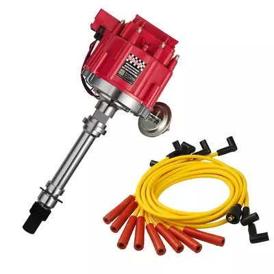 HEI Distributor For Small Big Block Chevys Spark Plug Wires Ignition Combo Kit • $99.99