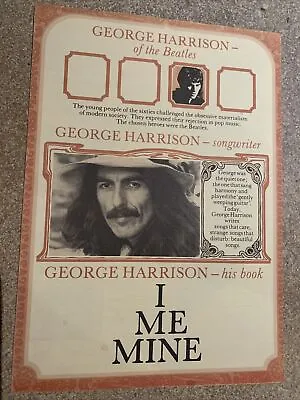 GEORGE HARRISON I Me Mine Original Genesis Publications Promo Booklet Beatles • £59.95