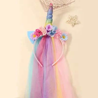 Unicorn Headband For Girls Unicorn Costume Birthday Halloween Party Gifts AU NEW • $17.83