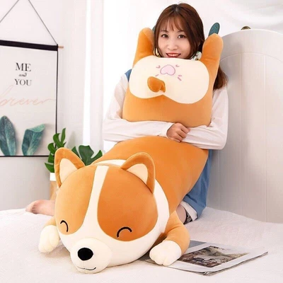 £19.99 • Buy Corgi Dog Big Giant Squishmallow Plush Toy Plushie Stuffed Animal Pillow UK 2022