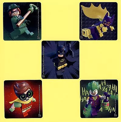 $2 • Buy 10 Lego Batman Large Stickers - Party Favors - Robin, Batgirl Joker, Riddler