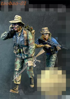 $16.28 • Buy 1:35 Resin Soldiers Figures Model Vietnam War US Soldiers 2 XD156