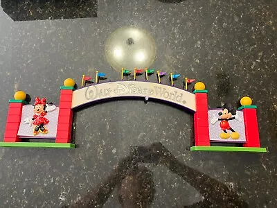 Walt Disney World Monorail Playset Entrance Sign Toy Accesory Rare DAMAGE/WEAR • $98