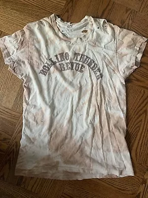 Vintage Genuine Bob Dylan Rolling Thunder Review 70s Band Concert T-shirt • $350