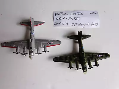 Vintage Zee Toys Dyna Flites 2 - A-159 B-17 Memphis Belle  Diecast Planes Lot #5 • $19.50