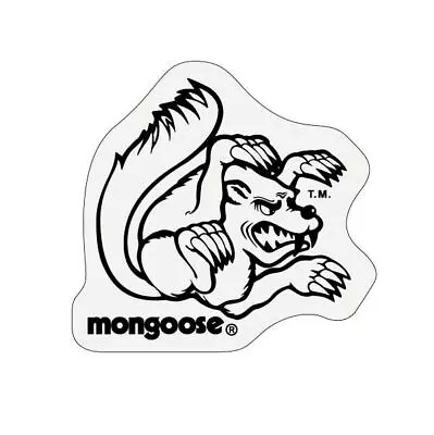 Mongoose - Helmet Side Decals (pair) - Black - Old School Bmx • $14.35