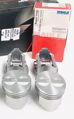 PISTONS Set/4+CAST Rings For Mercruiser Volvo OMC 120hp W/GM Marine 2.5L 153 030 • $108.93