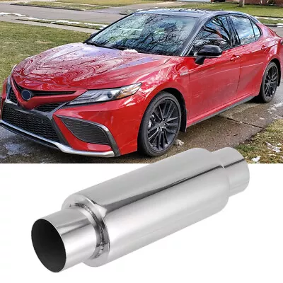 For Toyota Camry XSE SE LE Hybrid 2.5  In/Out Exhaust Resonator Muffler Silencer • $55.06