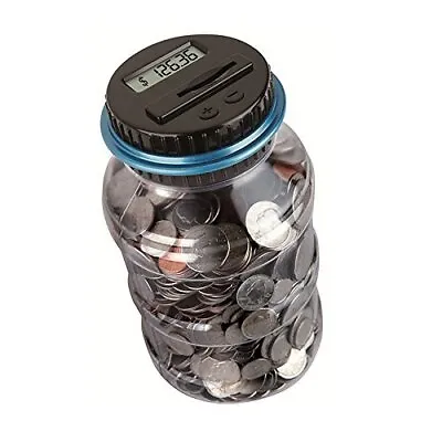 Electric Coin Piggy Bank Saving Jar Digital Coin Counter Money Saver • $17.99