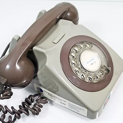 Original Bt 746 Gen 71/1 Rotary Dial Two-tone Grey Vintage Phone Untested -rspca • £22.95