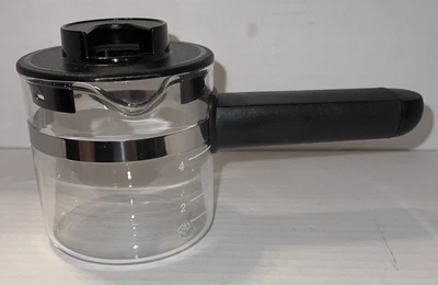 $17.95 • Buy Krups 871 Espresso Bravo Espresso Machine Replacement 4 Cup Carafe W/ Lid Black