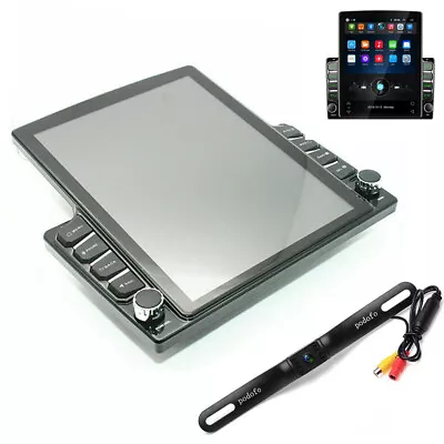 $166.99 • Buy 9.7  Android 9.1 Car Stereo GPS Navi Radio Player 2Din Wifi License Plate Camera