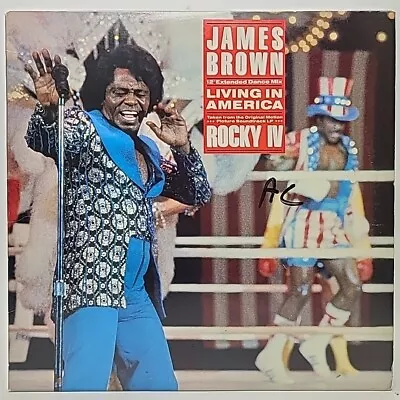 James Brown - Living In America 12  Vinyl 1985 Scotti Bros VERY GOOD • $14.99