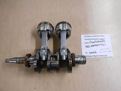 400-834957T01 Mercury 2012 F9.9ELPB 9.9hp 4S Outboard Crankshaft (crank) • $130