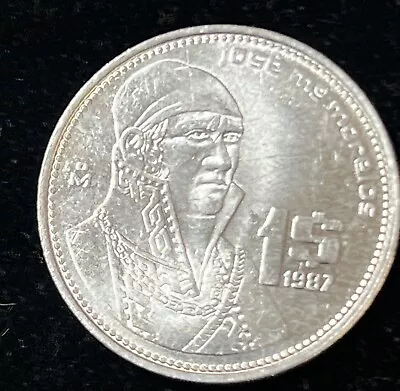 Coin Mexico 1 Peso 1987 UNC KM496 • $1.89